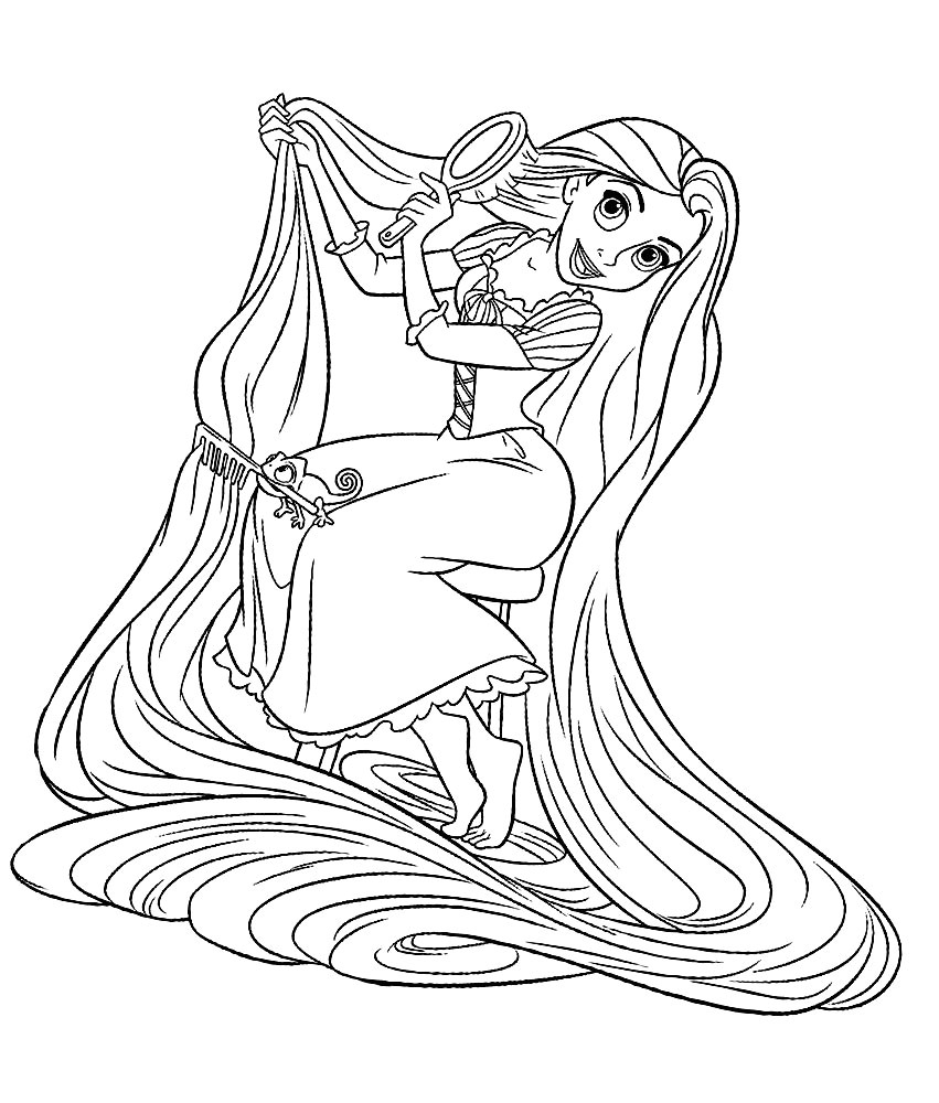 Princesse Raiponce Coloriage A Imprimer Coloriage Princesse Raiponce Disney à Imprimer Et Colorier