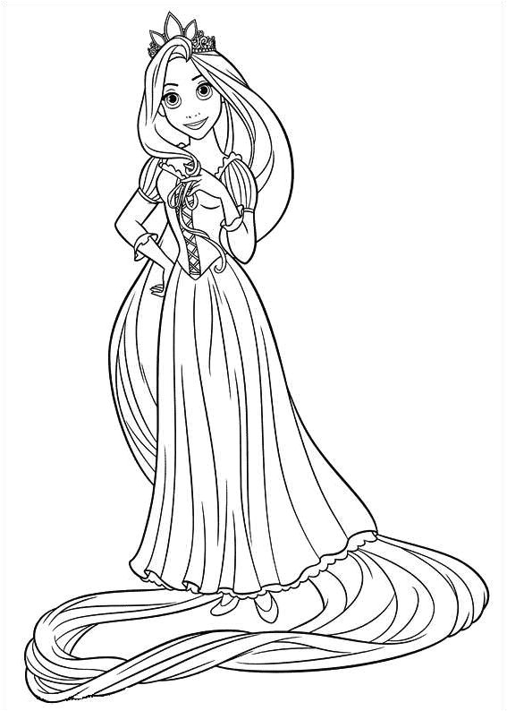 Princesse Raiponce Coloriage A Imprimer Coloriage Raiponce à Imprimer