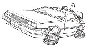 Retour Vers Le Futur Coloriage Back to the Future Colouring Pages