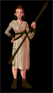 Rey Star Wars Vii Les ateliers Star Wars Coloriages Mysteres Coloriage Star Wars Rey – De La Couleur