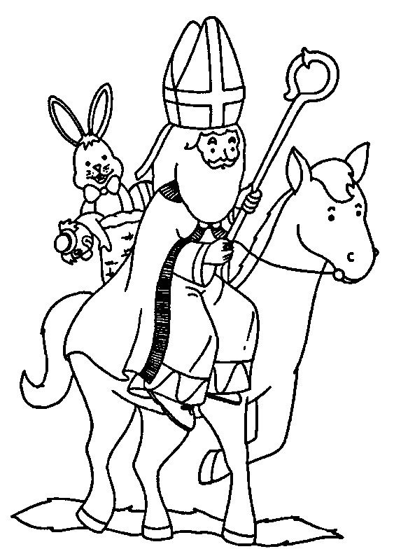 Saint Nicolas Coloriage A Imprimer Cloriage St Nicolas