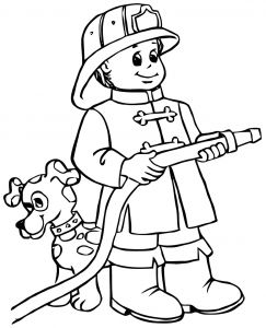 Sam Le Pompier En Coloriage Sam Le Pompier 42 Dessins Animés – Coloriages à Imprimer