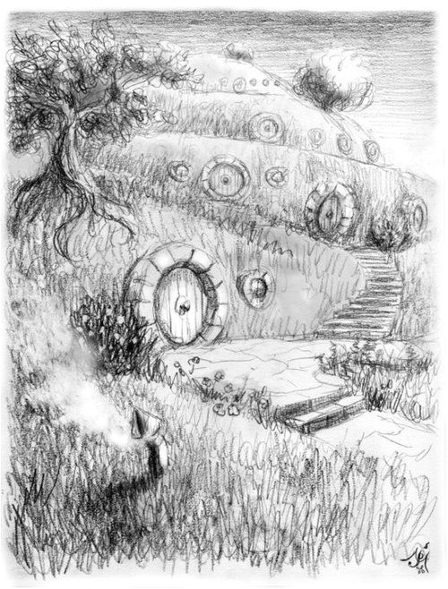 Seigneur Des Anneaux Coloriage In A whole In the Ground there Lived A Hobbit " I Quite