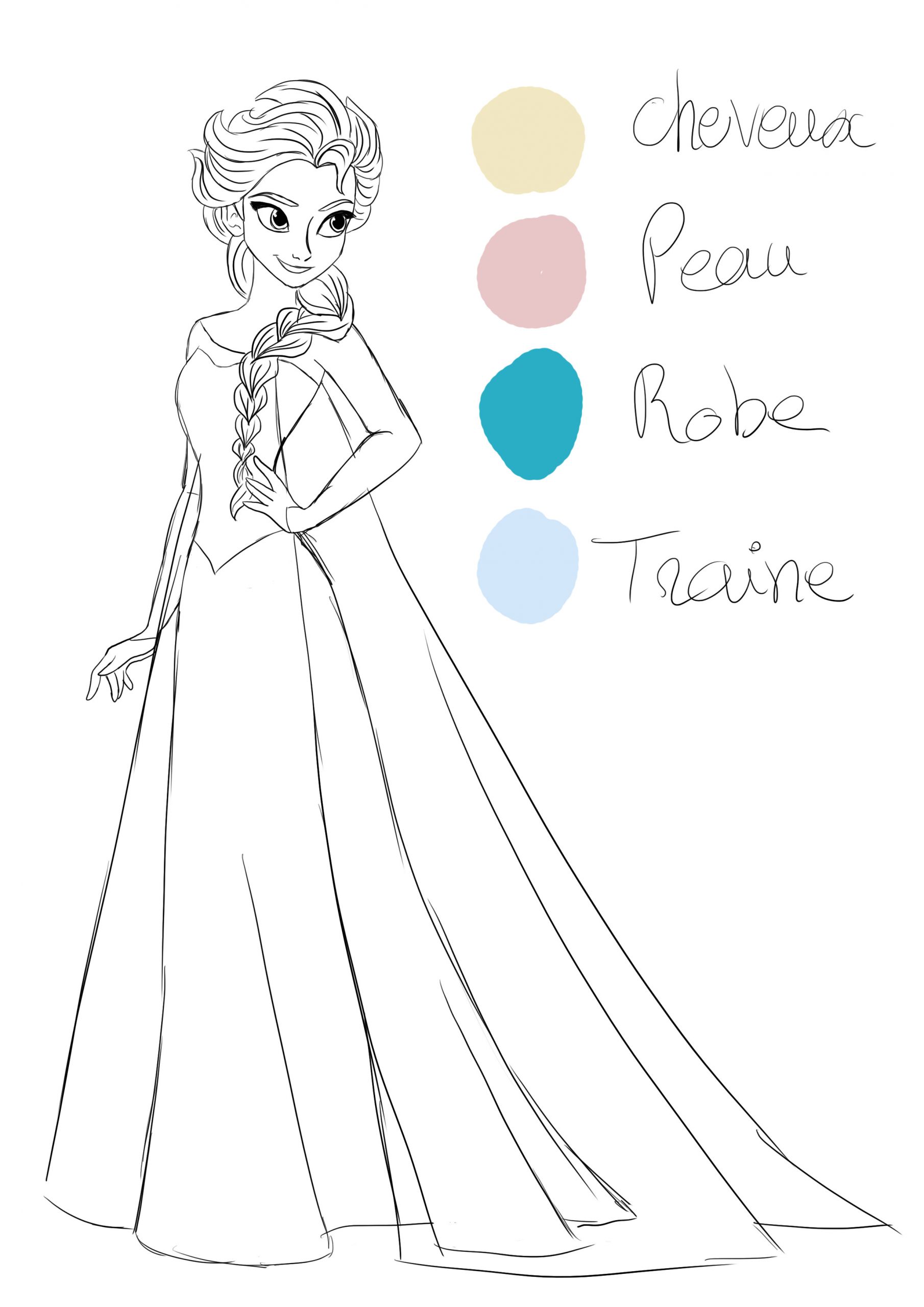 Set De Coloriage La Reine Des Neiges Ment Dessiner La Reine Des Neiges Dessindigo