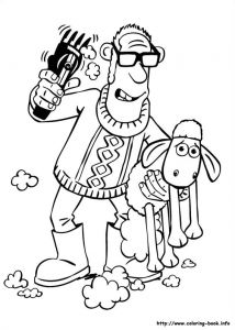 Shaun the Sheep Coloriage Shaun the Sheep Coloring Picture