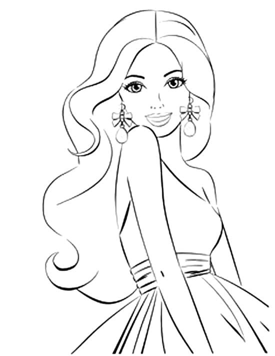 Site De Coloriage Gratuit En Ligne Coloriages Gratuits   Imprimer Barbie