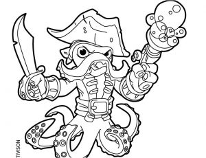 Skylander Coloriage à Imprimer Coloriage204 Coloriage De Skylanders Swap force