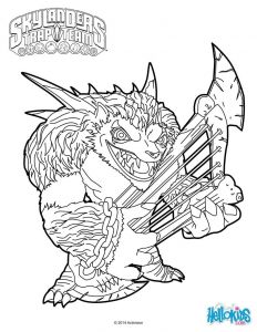 Skylander Coloriage à Imprimer Skylanders Trap Team Coloring Pages Wolfgang In 2019
