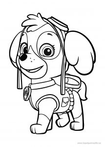 Stella Pat Patrouille Coloriage Coloriage De Stella à Colorier – La Pat Patrouille