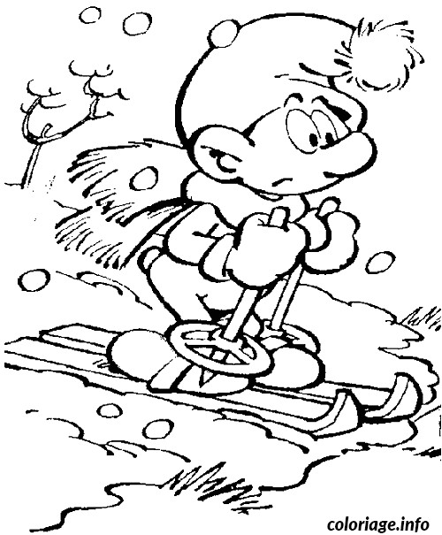 Stroumph Coloriage A Imprimer Coloriage Esquimau   Imprimer