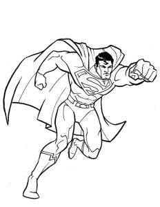 Super Héros Coloriage à Imprimer Coloriage Superman à Imprimer Gratuitement