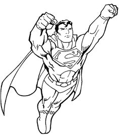 Superman Coloriage à Imprimer 361 Meilleures Images Du Tableau Coloriages En 2019