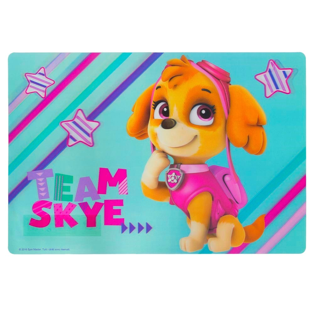 Table De Coloriage Pat Patrouille Set De Table La Pat Patrouille Stella sous Main Bleu