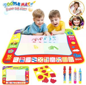Tapis Coloriage Eau tomy Aquadoodle Angusiasm Doodle Magic Tapis 80cmx60cm Doodle Eau Planchette Tapis Magique Peinture Ecriture Tapis Planche La Magie Stylo Kit D Apprentissage Dessin