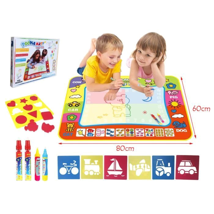 Tapis De Coloriage Aqua Magique Tapis Aqua Magic Doodle Classique Couleur