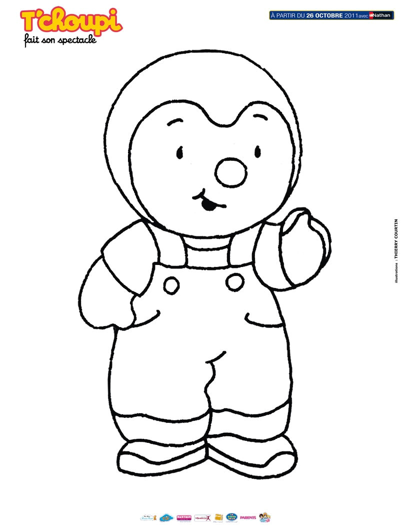 Tchoupi Coloriage à Imprimer Coloriages Coloriage Tchoupi Fr Hellokids