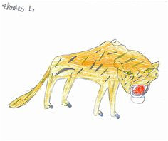 Tigre A Dent De Sabre Coloriage Les 14 Meilleures Images De Dessins D Enfants Children S
