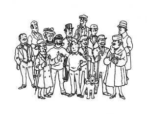Tintin Coloriage à Imprimer Tintin Free to Color for Children Tintin Kids Coloring Pages
