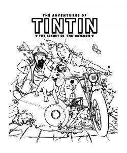 Tintin Coloriage à Imprimer Tintin to Print for Free Tintin Kids Coloring Pages