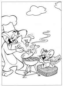 Tom Et Jerry Coloriage Gratuit A Imprimer Free Printable tom and Jerry Coloring Pages for Kids