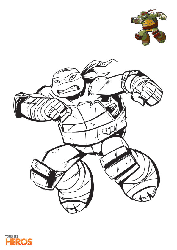 Tortue Ninja Coloriage à Imprimer Coloriage tortues Ninja Imprimez Gratuitement Sur Notre