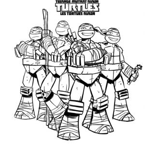 Tortue Ninja Coloriage à Imprimer tortues Ninja 9 Super Héros – Coloriages à Imprimer