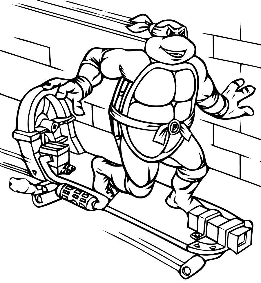 Tortue Ninja Coloriage Gratuit épinglé Par Bourrie Marie Sur Bricolage
