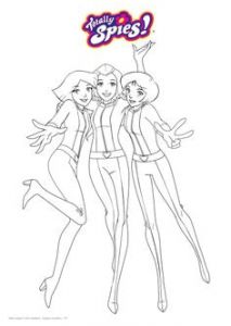 Totally Spies Coloriage A Imprimer 19 Meilleures Images Du Tableau totally Spies