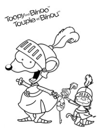 Toupie Et Binou Coloriage Activités