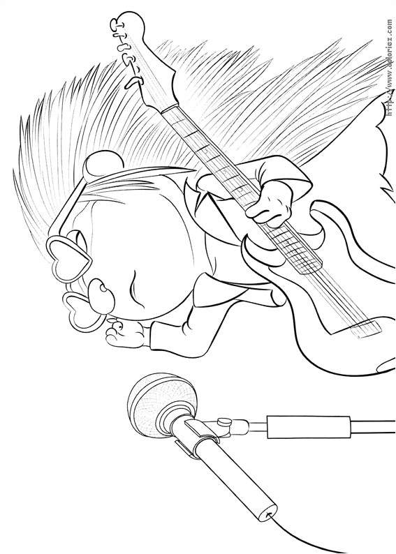 Tous En Scene Coloriage Coloriage ash Pop Star