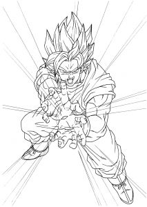 Tous Les Coloriages De Dragon Ball Z Élégant Coloriage Dragon Ball Za Imprimer