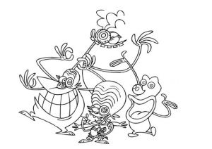 Tous Les Coloriages En Ligne Coloriages Coloriage De tous Les Zinzins Fr Hellokids