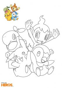 Tous Les Coloriages Pokemon Cette Semaine tous Les Héros Vous Propose D Imprimer Les