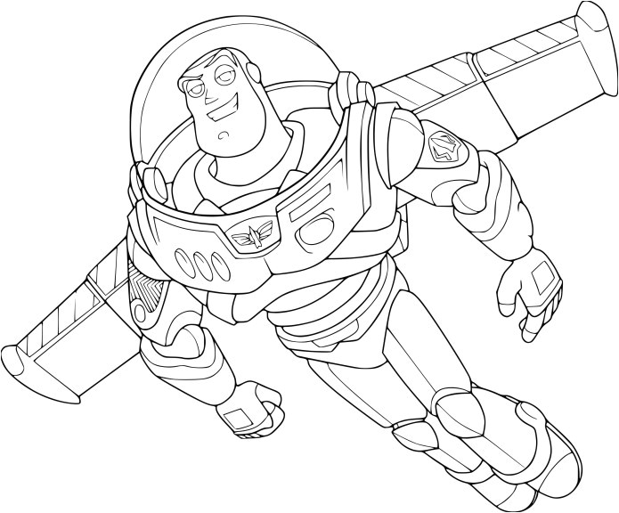 Toy Story Coloriage Gratuit Imprimer Coloriage Buzz L’Éclair toy Story à Imprimer