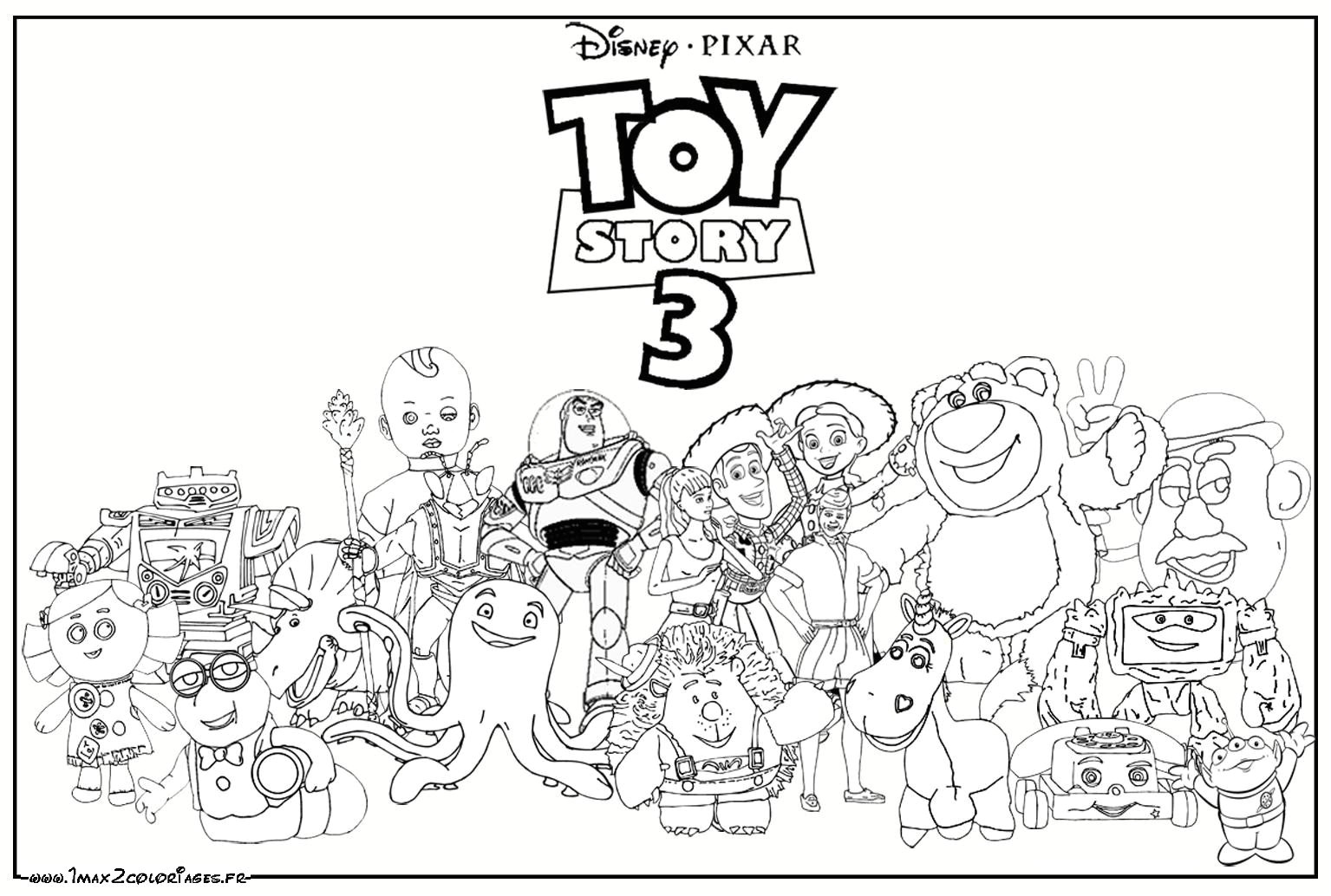 Toy Story Coloriage Gratuit Imprimer Coloriage toy Story