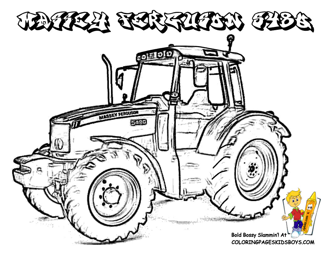 Tracteur A Imprimer Coloriage Dessin à Colorier Tracteur Benne