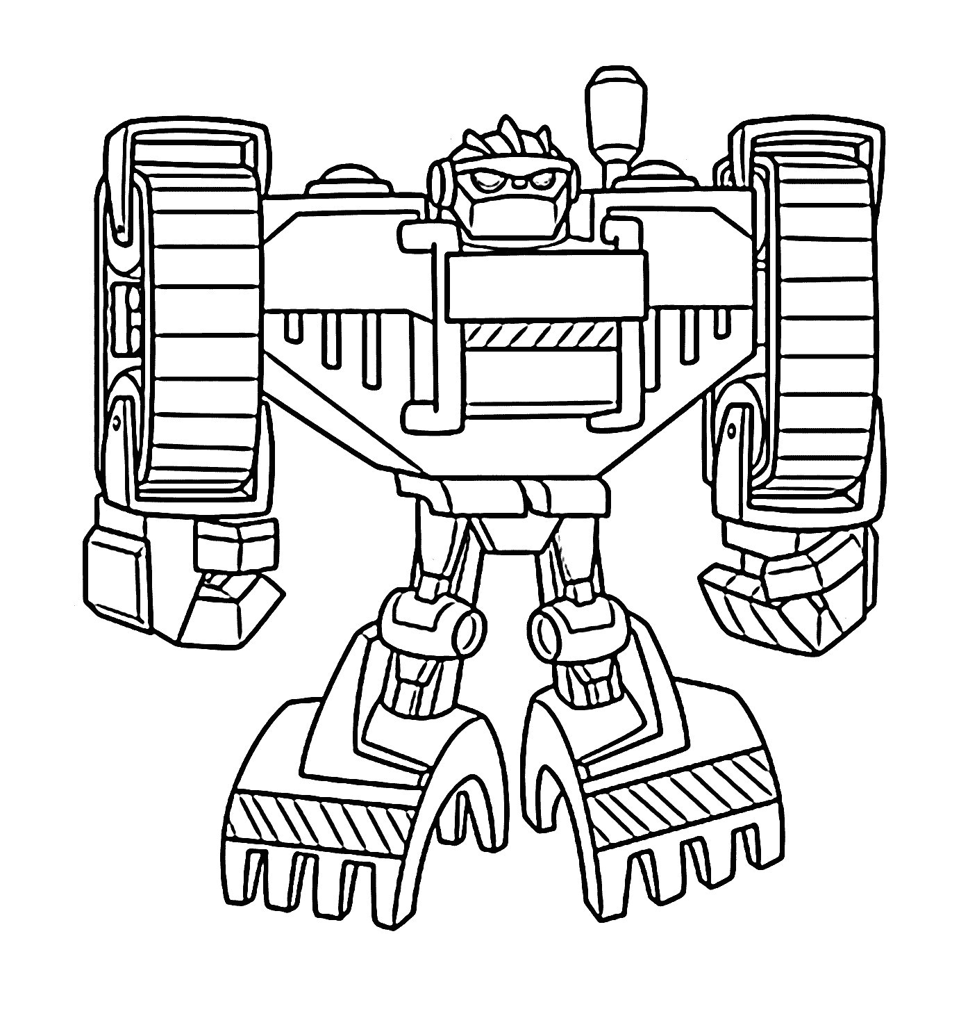 Transformers Rescue Bots Coloriage Coloring Page for Kids Coloringage for Kidshenomenal