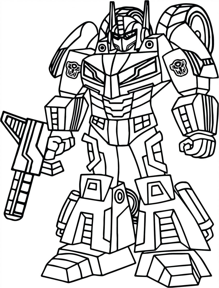 Transformers Rescue Bots Coloriage Coloring Page for Kids Coloringage for Kidshenomenal