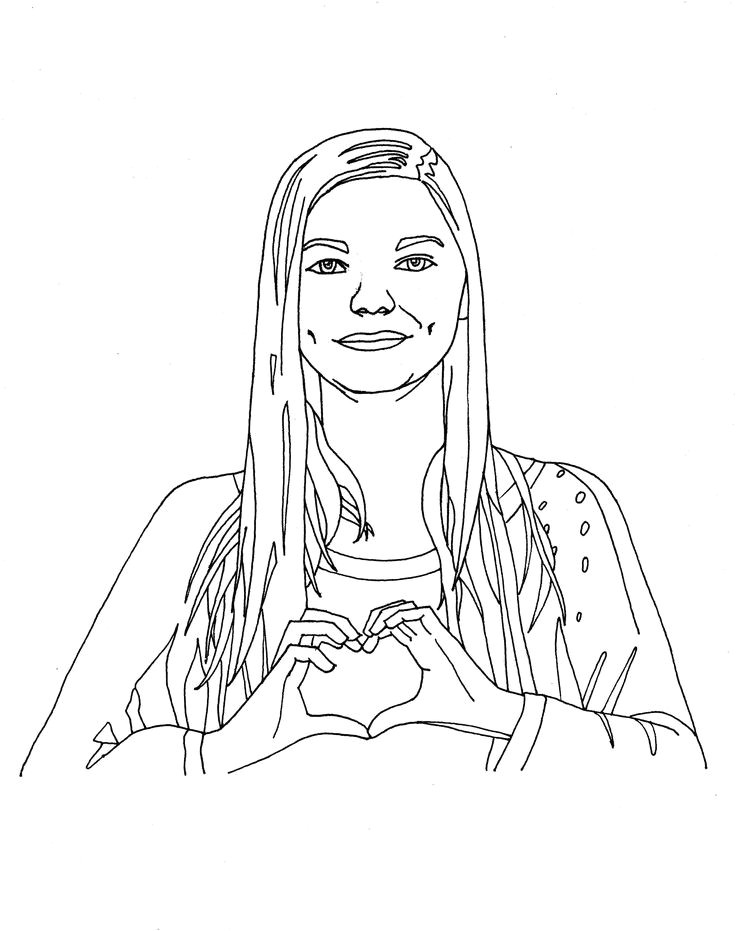 Un Coloriage A Imprimer Coloriage De Louane Louane Coloring Page French Singer