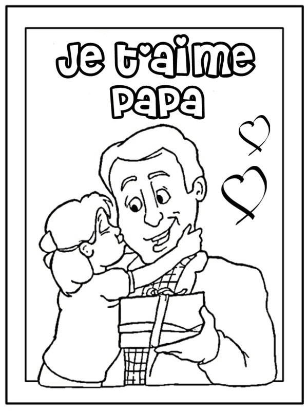 Un Coloriage A Imprimer Coloriages Papa