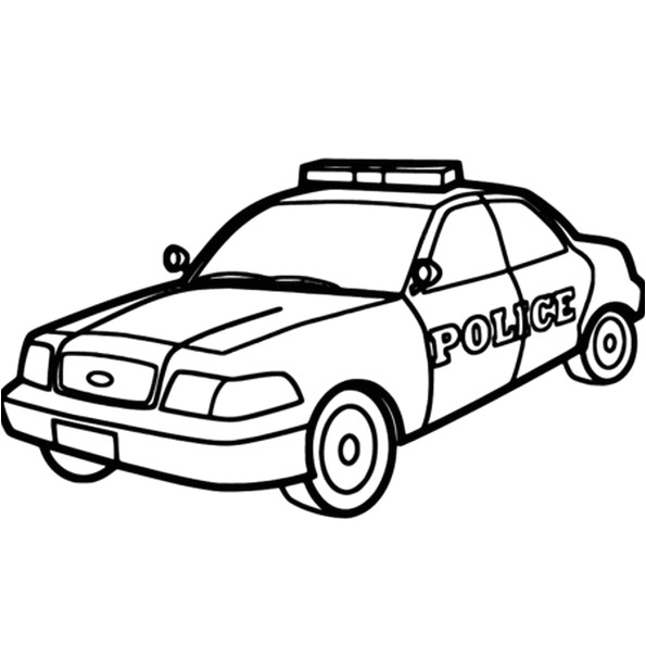 Voiture De Police Coloriage Közzétéve Itt Környezet