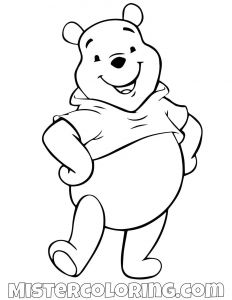 Winnie the Pooh Coloriage Winnie the Pooh Coloring Page
