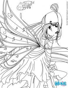 Winx Coloriage En Ligne 7 Dessins De Coloriage Winx Club Sirenix A Imprimer