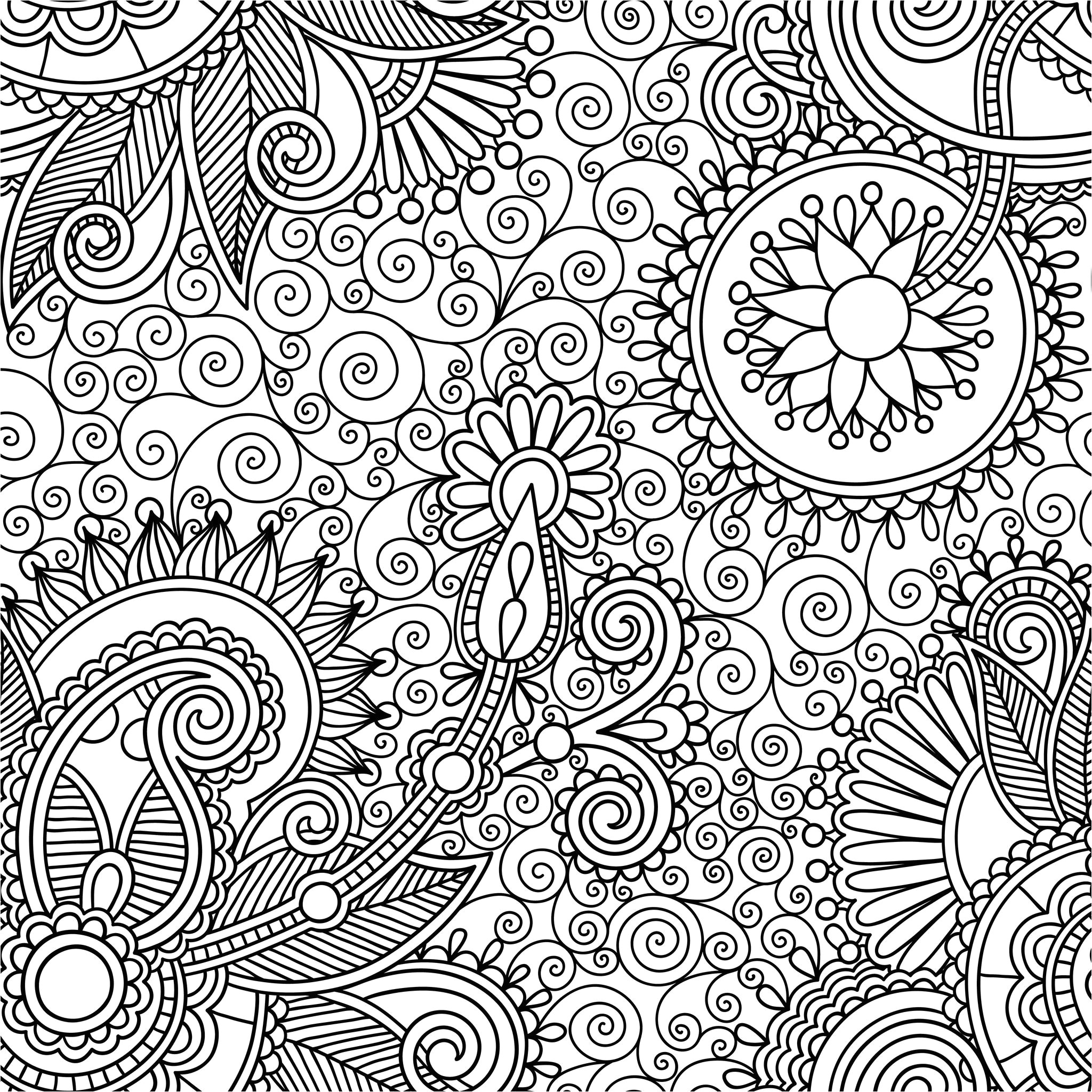 Zen Coloriage Anti Stress Coloriages Anti Stress Zen Paisley Coloriage Telematik