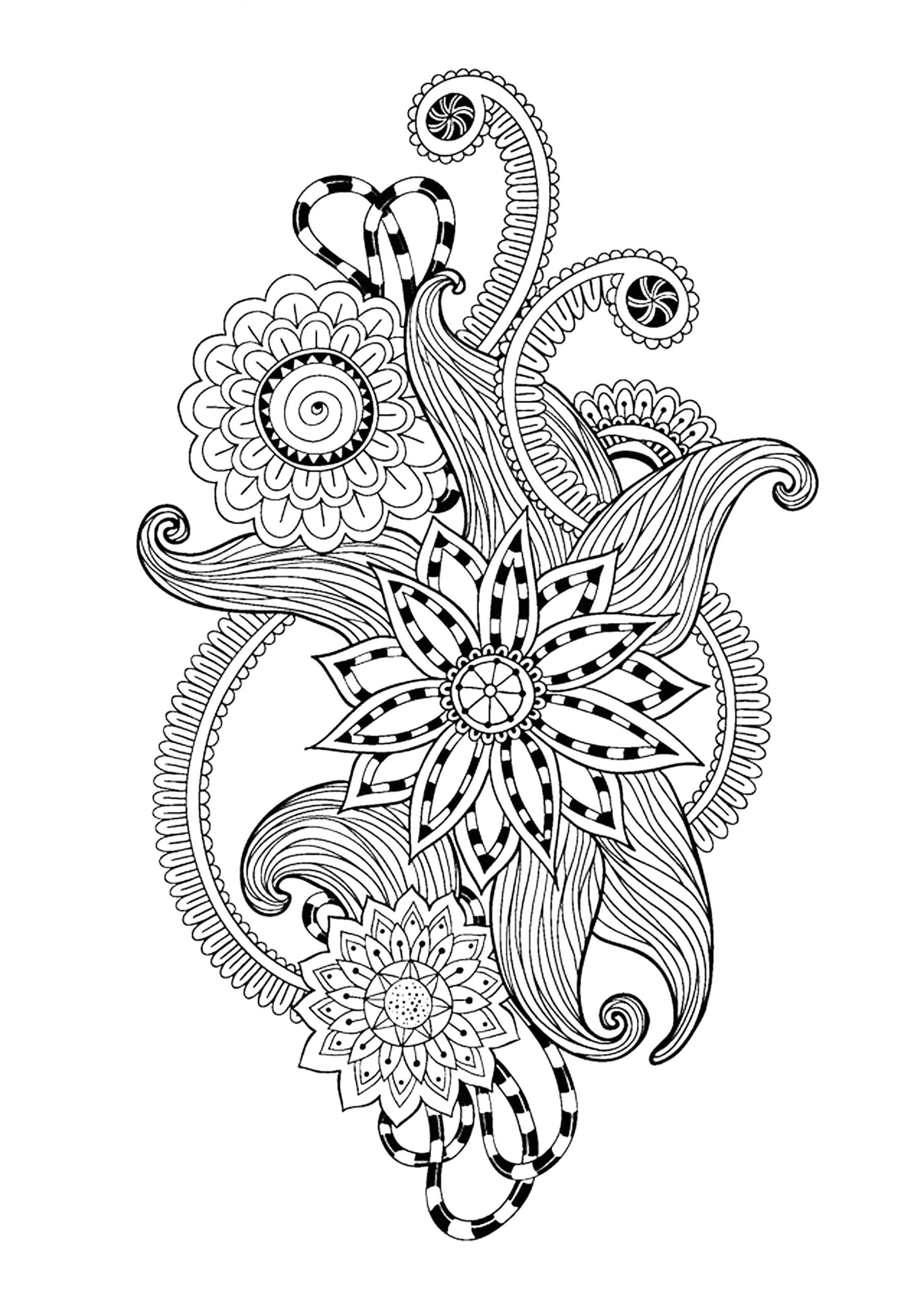 Zen Coloriage Anti Stress Image=anti Stress Coloriage Zen Antistress Motif Abstrait