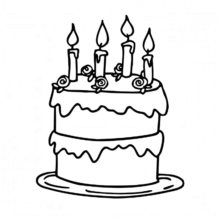 Coloriage De Gateau D Anniversaire à Imprimer Anniversaire24 Dessin Gateaux Anniversaire