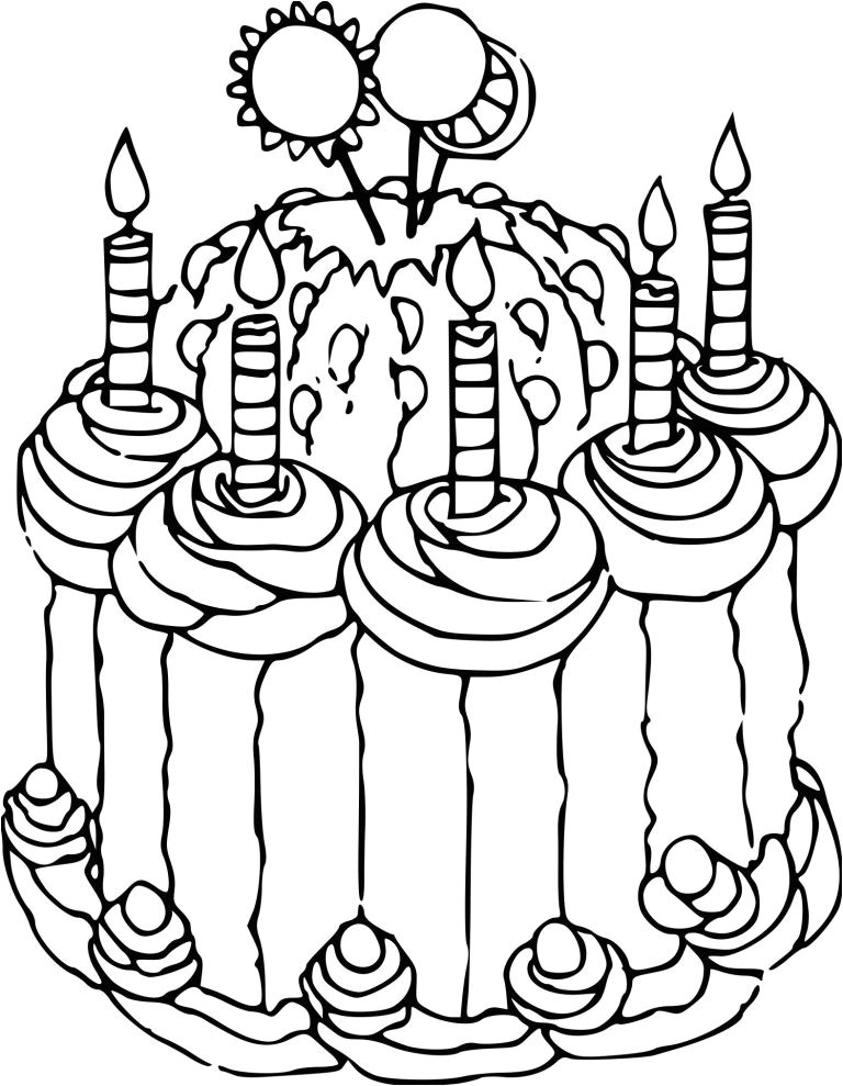Coloriage De Gateau D Anniversaire à Imprimer Coloriage De Gateau D Anniversaire Beau Galerie Coloriage