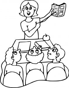 Coloriage Maitresse D école Coloriage Maitresse D école à Imprimer Sur Coloriages Fo