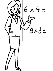 Coloriage Maitresse D école Coloriages Rentrée Des Classes Un Maitresse D Ecole