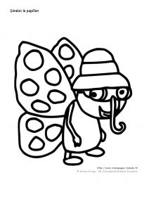 Coloriage Papillon à Imprimer Hugo L Escargot 94 Dessins De Coloriage Papillon Hugo L Escargot à